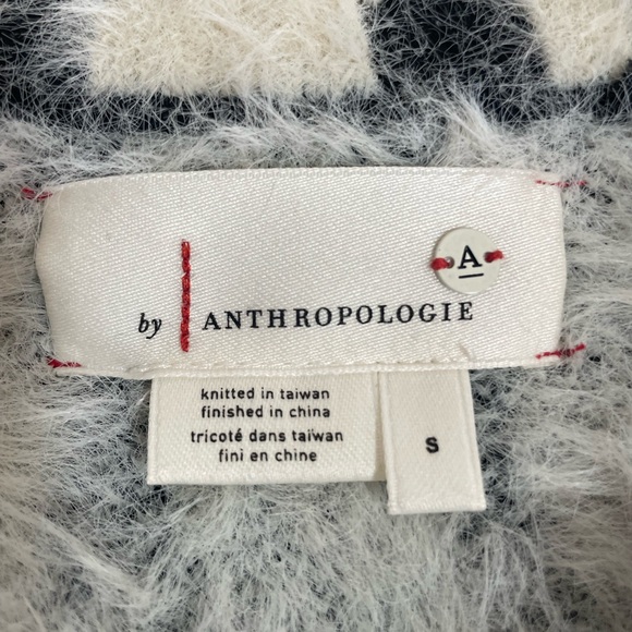 Anthropologie Cindy Zebra Eyelash Sweater - Picture 6 of 6
